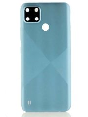 Задняя крышка для Realme C21Y (голубая) — 2