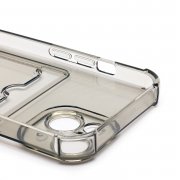 Чехол-накладка - Чехол-накладка - SC276 с картхолдером для Apple iPhone 15 (224803) (черная) — 3