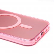 Чехол-накладка SafeMag для Apple iPhone 15 Pro (розовая) — 3