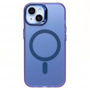 Чехол-накладка SafeMag для Apple iPhone 15 (синяя) — 1