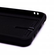 Чехол-накладка с картхолдером для Xiaomi Redmi Note 10S (черная) — 2
