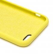 Чехол-накладка Soft Touch для Apple iPhone 6 (лимонная) — 2