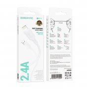 Кабель Borofone BX111 Feliz (USB - lightning) (белый) — 2