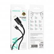 Кабель Borofone BX111 Feliz (USB - lightning) (черный) — 2