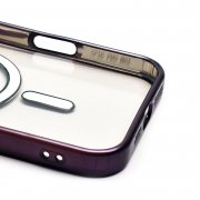 Чехол-накладка SafeMag для Apple iPhone 16 Pro Max (темно-фиолетовая) — 2
