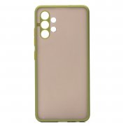 Чехол-накладка для Samsung Galaxy A32 4G (A325F) (черно-зеленая) — 1
