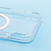 Чехол-накладка SafeMag для Apple iPhone X (прозрачная) — 3