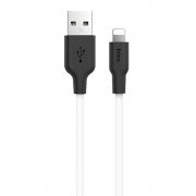 Кабель Hoco X21 Plus (USB - lightning) 100см (черно-белый) — 1