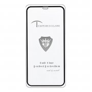 Защитное стекло Brera 2D для Apple iPhone XR (черное) — 1