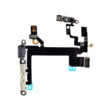 Шлейф для Apple iPhone 5S на кнопку включения/кнопки громкости/микрофон/вспышка &mdash; 2