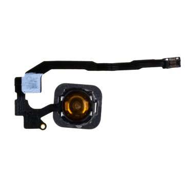 Шлейф для Apple iPhone 5S на кнопку Home в сборе (черный) — 2