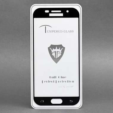 Защитное стекло для Samsung Galaxy A5 (2017) A520F (полное покрытие) (черное) &mdash; 1