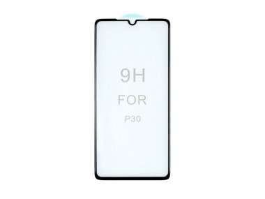 Защитное стекло для Huawei P30 (полное покрытие) (черное) &mdash; 1
