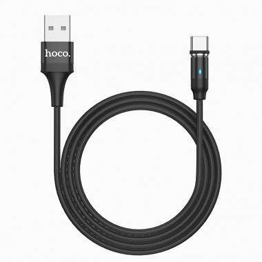 Кабель HOCO U76 магнитный (USB - Type-C) черный — 9