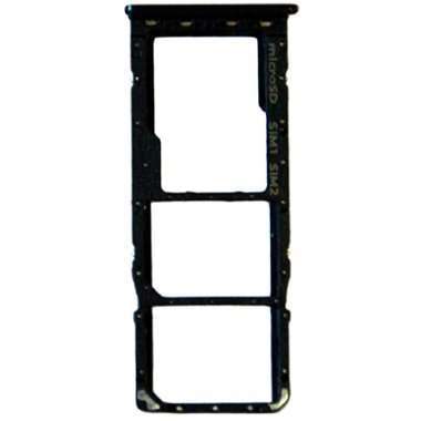Контейнер SIM для Samsung Galaxy A71 (A715F) (черный) &mdash; 1