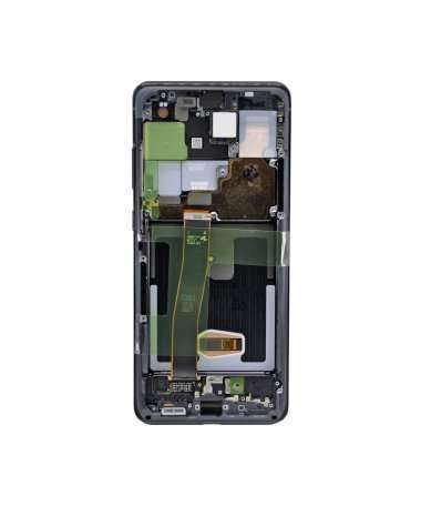 Дисплейный модуль с тачскрином для Samsung Galaxy S20 Ultra (G988B) (черный) — 2