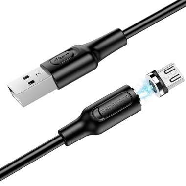 Кабель Borofone BX41 магнитный (USB - micro-USB) черный &mdash; 1