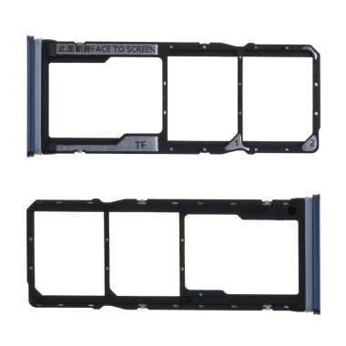 Контейнер SIM для Xiaomi Redmi Note 9S (серый) — 2