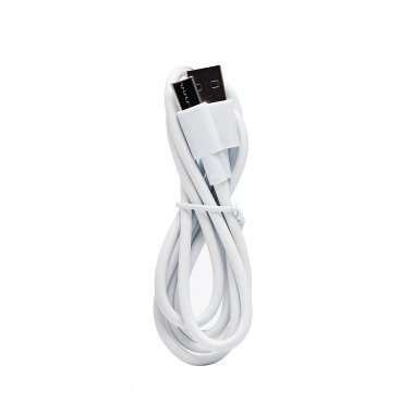 Кабель USB - Type-C - 10мм (длинный штекер) 100см 5A (white) — 1