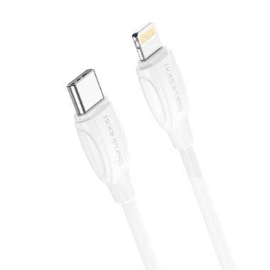 Кабель для Apple Borofone BX19 (Type-C - lightning) (белый) — 4