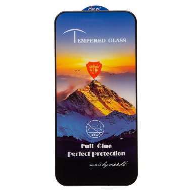 Защитное стекло Brera 2D для Apple iPhone 16 Plus (черное) &mdash; 1