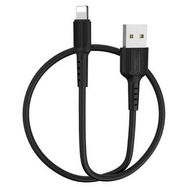 Кабель Borofone BX16 Easy (USB - lightning) 100см (черный) — 4