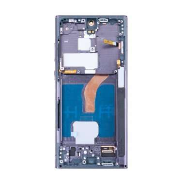 Дисплейный модуль с тачскрином для Samsung Galaxy S22 Ultra (S9080) (черный) (OLED) &mdash; 1