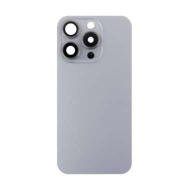 Задняя крышка для Apple iPhone 15 Pro (серая) Премиум &mdash; 2