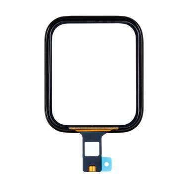 Стекло с тачскрином для Apple Watch 5 44 mm в сборе с OCA пленкой (черное) Стекло с тачскрином для Apple Watch 5 44 mm в сборе с OCA пленкой (черное)