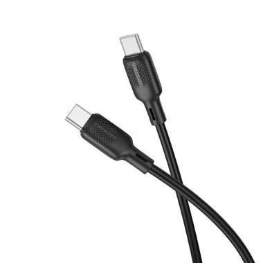 Кабель Borofone BX113 Lenny (Type C - Type C) 100см (черный) — 4