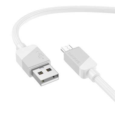 Кабель Borofone BX107 (USB - micro USB) 100см (белый) — 1