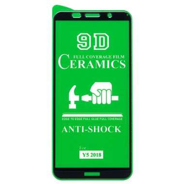 Защитное стекло 2D для Huawei Honor 7A Prime (черное) — 1