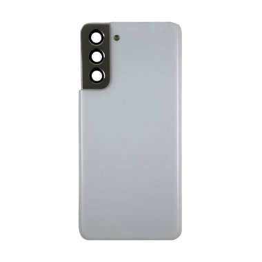 Задняя крышка для Samsung Galaxy S21 (G991B) (белый) премиум &mdash; 2