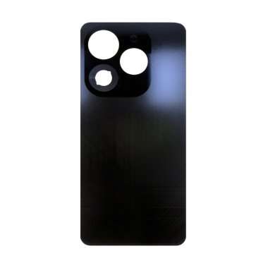 Задняя крышка для Tecno Spark 20C (черная) премиум — 2