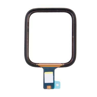 Стекло для Apple Watch 4 44 mm с тачскрином и OCA пленкой (черное) — 1