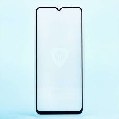 Защитное стекло для Xiaomi Poco C55 (полное покрытие) (черное) — 1